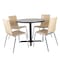 National Public Seating Cafe/Bistro Chair, Natural Seat, Natural Back, 21 1/2 in W 23 1/4 in L 33 7/8 in H, Armless BCC22 - alternate 5